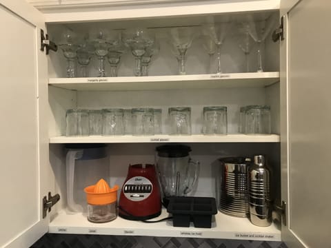 Bar glasses and extras