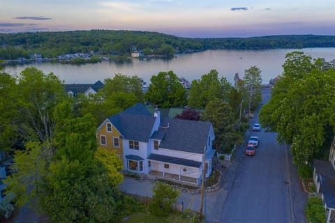 aerial view of property