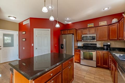 Kitchen stocked well