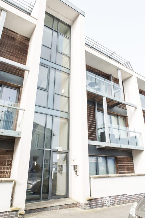 Outside of the building 
 