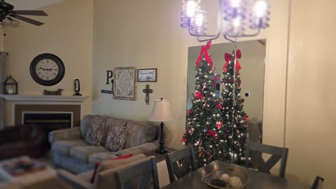 Holiday decor may vary from year to year and is usually displayed from November to January