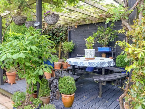 Sitting-out-area | 5 Church Square, Rigg, near Gretna Green