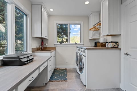 And the laundry room and office space in case you need to jump on a Zoom call or check email