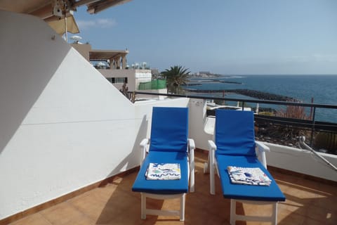 Frontline apartment, positioned just meters from the sea
