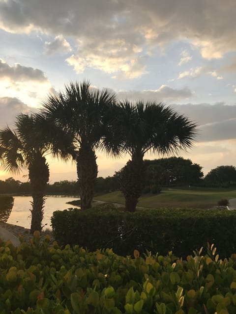 Stroll along the golf course. 