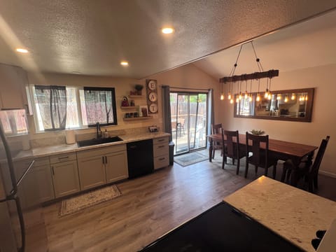 Kitchen and dining area.   Updated 8/2024
