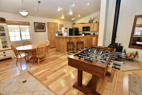 Dining and game room