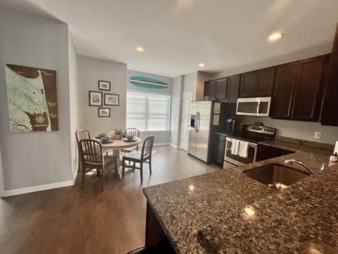 2nd Floor: Kitchen with eating area