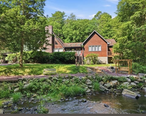 Our home settled overlooking the Creek