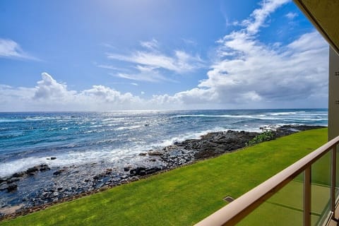 Ocean front view from lanai