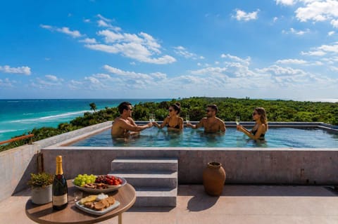 Enjoy our stunning infinity pool with ocean views