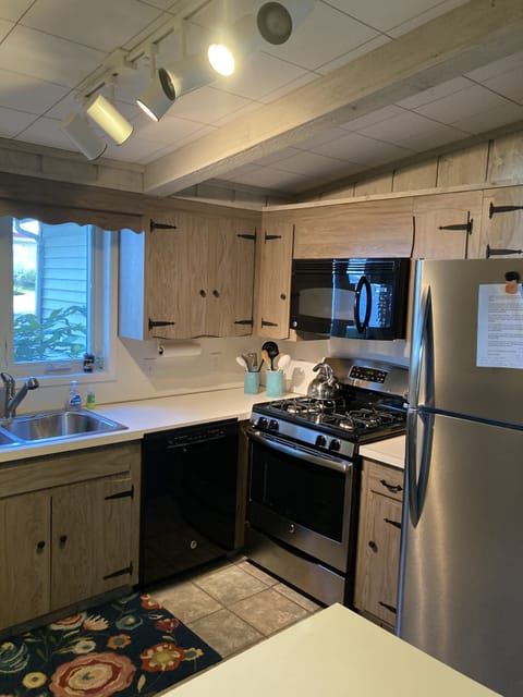 Kitchen equipped with all appliances for cooking