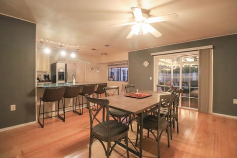 Large open dining room area.