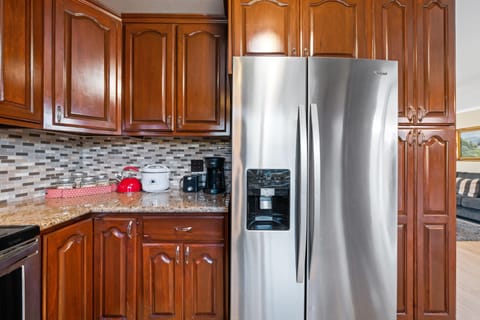 You'll have access to a chilled and filtered water/ice dispenser