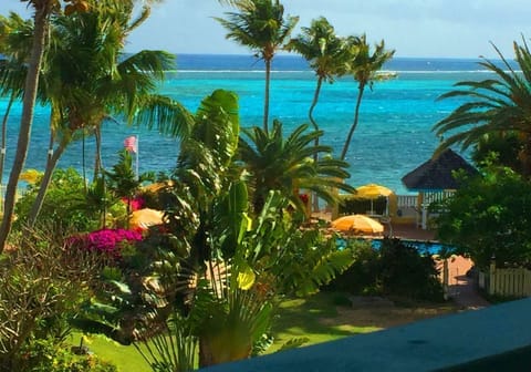 View from balcony of condo 