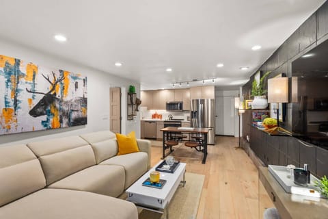 The open concept living space is great for friends or family traveling together to enjoy each others company.