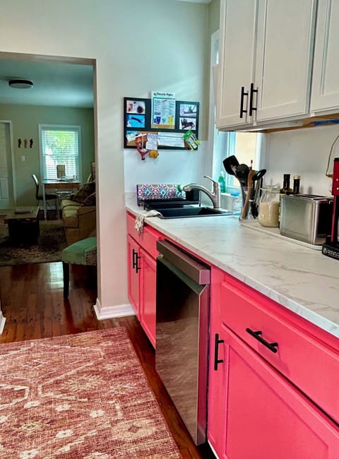Updated kitchen with new countertops and appliances