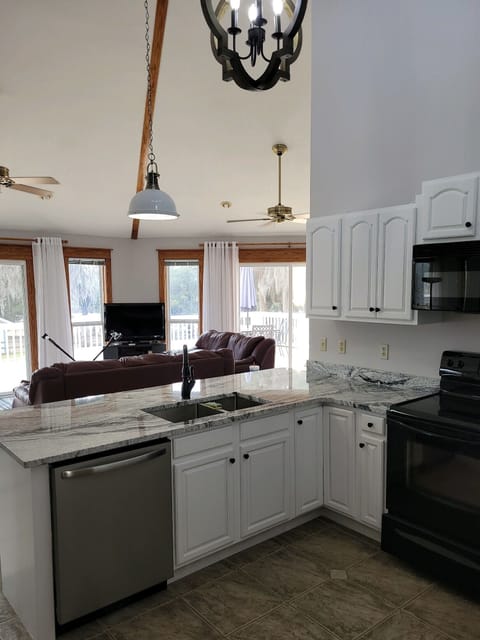 Marble Countertops throughout 