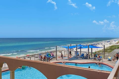 Balcony View of Pool and Beach - 2 free beach chair rentals each day(3/15-10/31)!