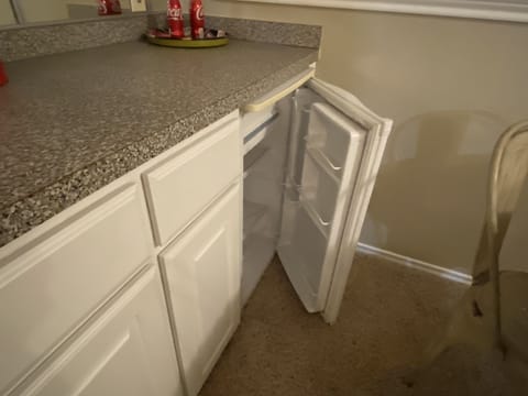 Personal Frig is located upstairs in Game Room