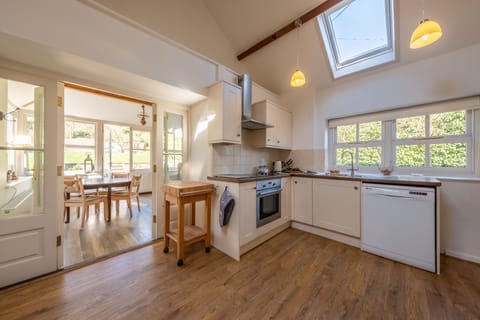 Ground floor: Spacious kitchen leads to the garden / dining room
