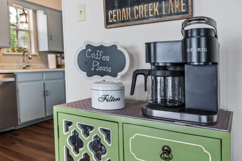 The coffee bar is free for our guests. (Coffee, creamer, syrups, etc)