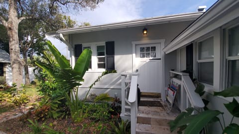 front door to private tiny room studio