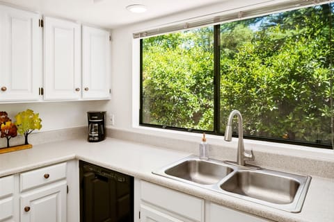 And scenic views for washing dishes