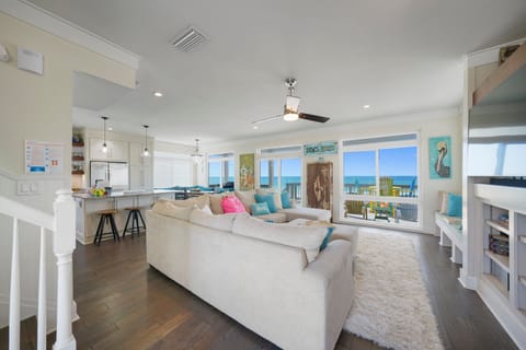 View of main level from the front door