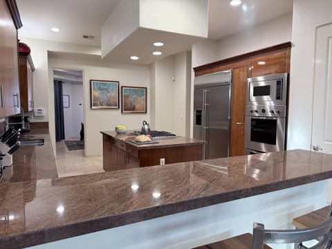 Breakfast bar for casual fare