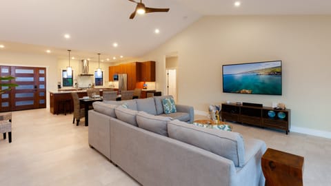 Open concept living space