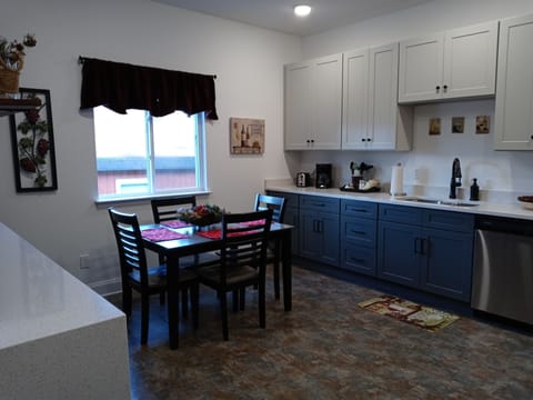 Seating in the kitchen.