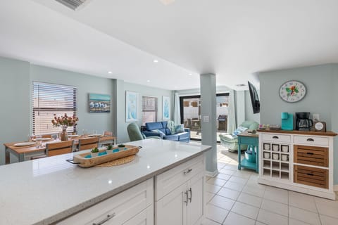 View to the living area