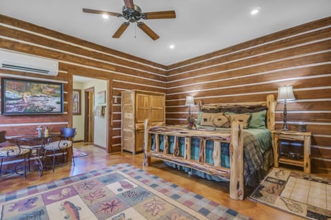 King bed and Armoire for storage