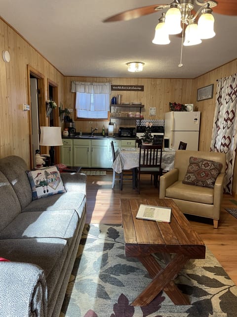 Cozy, yet roomy enough for a couple or small family of 4.