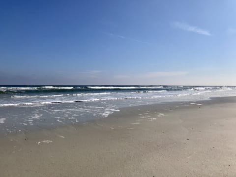 St. Augustine Beach and the Atlantic Ocean are just a short walk away