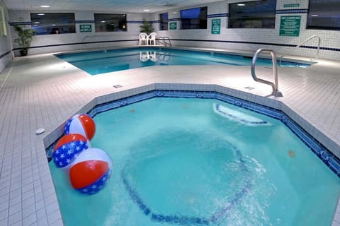 Splash and play in the heated indoor pool and whirl area.