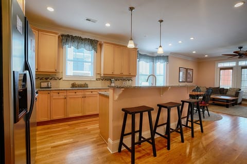 3 bar stools for additional eating space