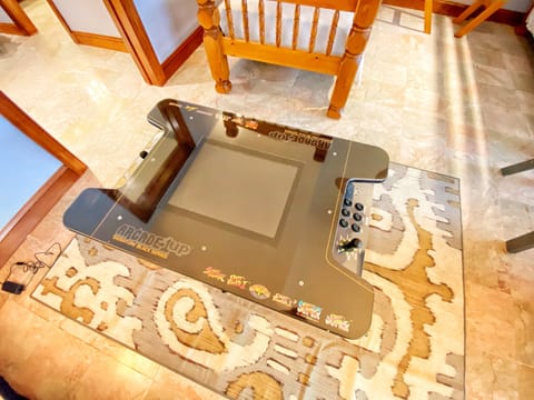 Pac man table top arcade for the pint-sized or full grown gamer.