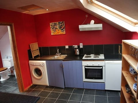 The kitchenette