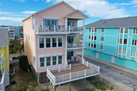 Amazing Ocean Front Deck! One of the Biggest in Carolina Beach!