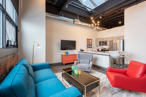Living Room and Kitchen Area