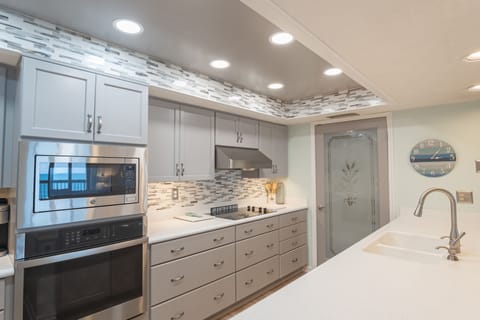 Well appointed kitchen with generous storage