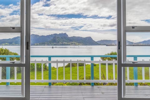 Rumpus/pool room water view