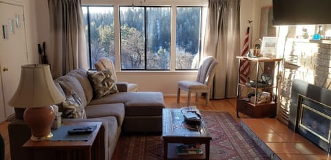 Living room with great views!