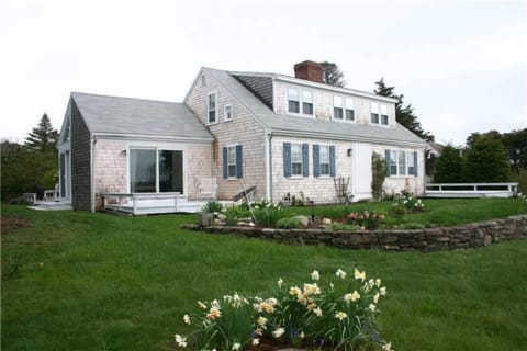 Front Exterior View of House Facing Millpond