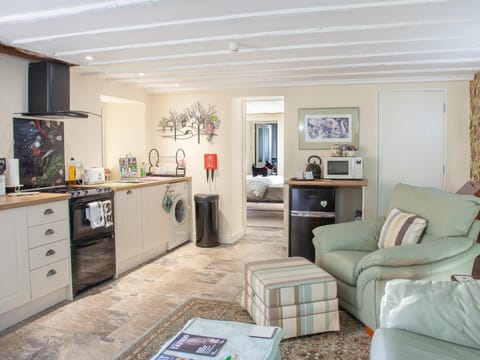 Fully-fitted and open-plan kitchen