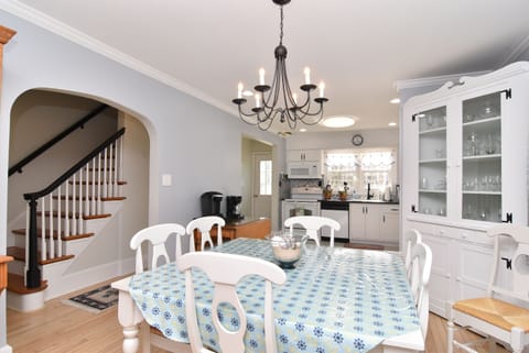 Beautiful dining area for enjoying your meals or evening games!