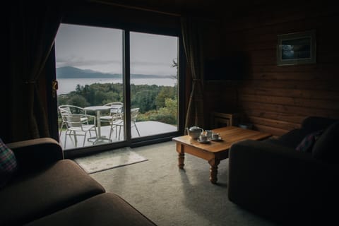 Living room with view
