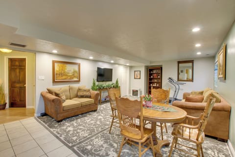 Farr West Vacation Rental | 2BR | 1BA | 1,200 Sq Ft | Stairs Required to Access